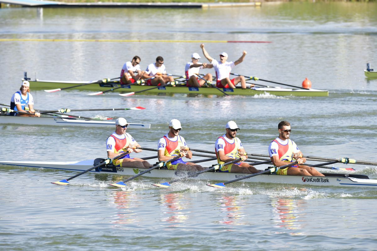 Fantastic: a doua medalie de AUR pentru România la CM de Canotaj! În frunte de la început până la final!