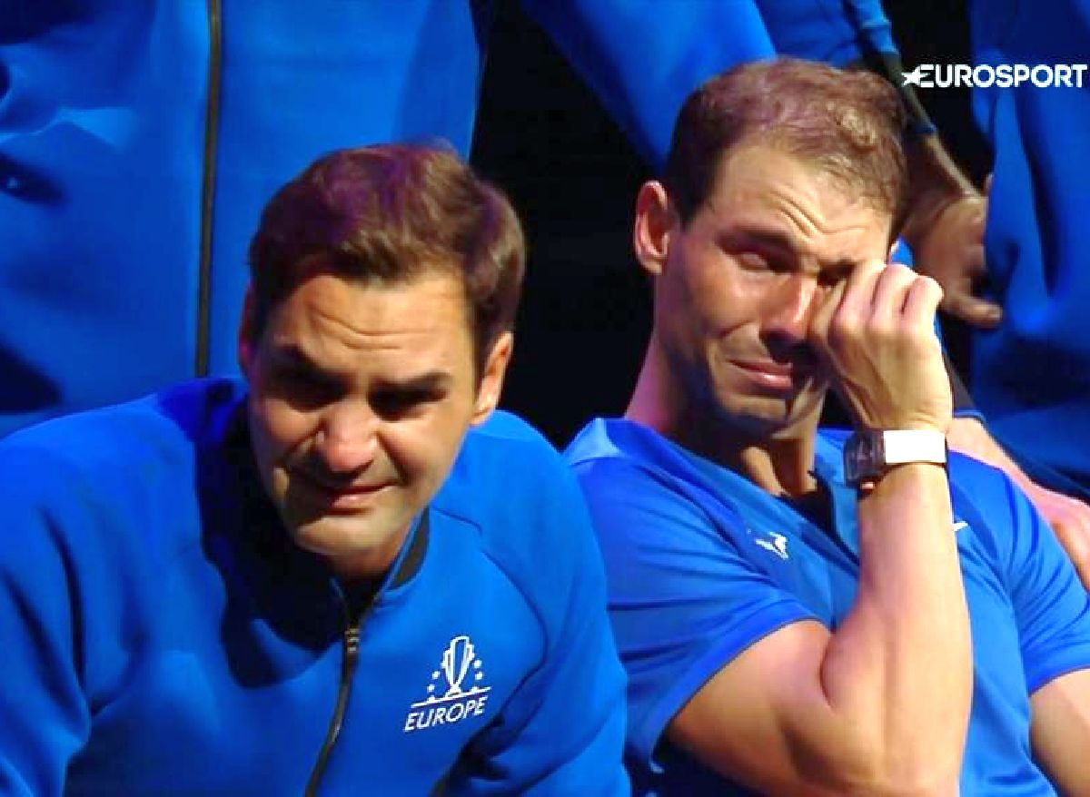 Copleșitor! Imaginile anului în sport: Federer și Nadal au plâns cot la cot după ultimul meci din cariera elvețianului » Discurs memorabil în fața familiei: „Vă iubesc, să știți că nu sunt trist”