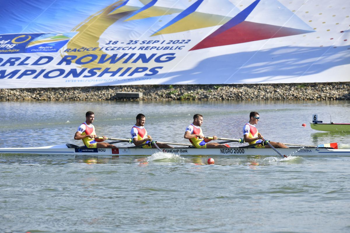 Fantastic: a doua medalie de AUR pentru România la CM de Canotaj! În frunte de la început până la final!