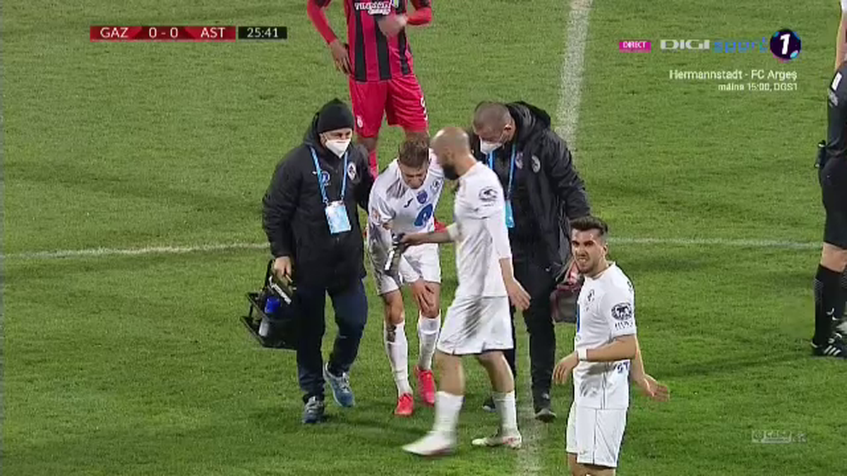 Dragoș Iancu, declarație pentru GSP după accidentarea horror suferită: „Vreau să mă întorc pe teren în 3 luni”