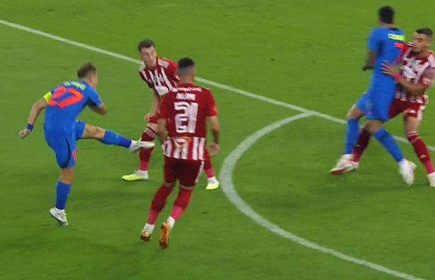 Darius Olaru, eurogol cu Sepsi: preluare cu dreptul și șut imparabil cu stângul