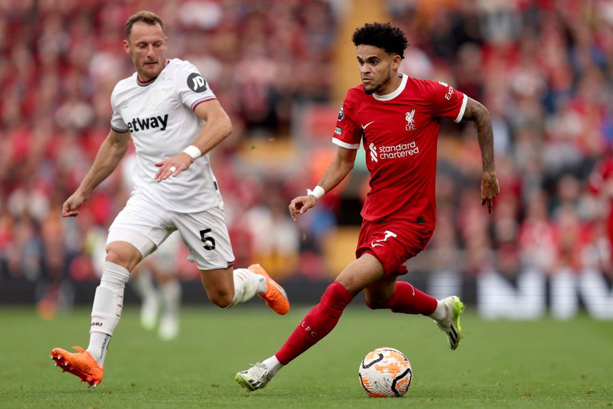 Liverpool - West Ham 3-1 » „Cormoranii” continuă parcursul bun din Premier League, dar rămân în spatele lui Manchester City