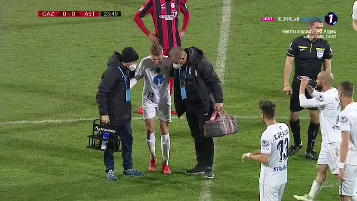 Dragoș Iancu, declarație pentru GSP după accidentarea horror suferită: „Vreau să mă întorc pe teren în 3 luni”