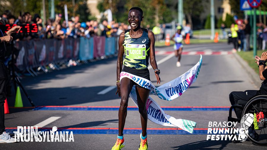 Daniel Kinyanjui și Loice Chemnung, atleți de elită din Kenya, s-au impus la Brașov Running Festival, în cursa tRUNsylvania International 10K