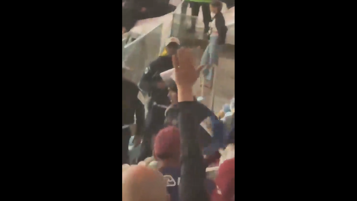 Scene înfiorătoare: bătaie generală în stadion! Suporteri căzuți, sufocați de gazele lacrimogene