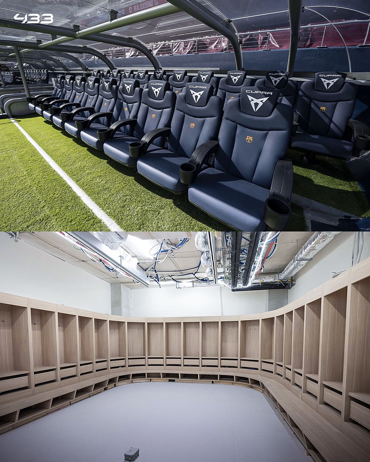 Cum arată Camp Nou după doi ani de lucrări. Foto: Instagram @433