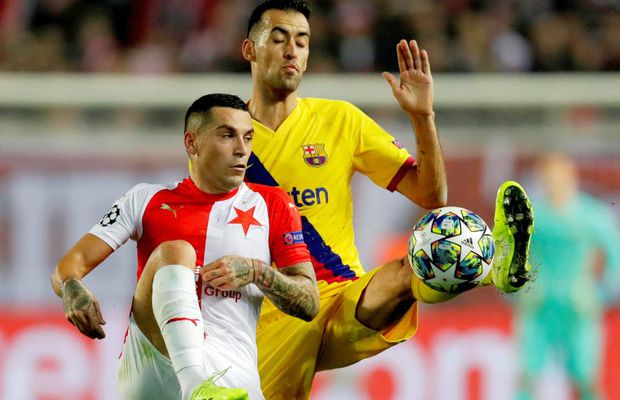 SLAVIA - BARCELONA 1-2 // Nicolae Stanciu, notă mai mare ca Messi + Reacția românului: „E cel mai bun din istorie”