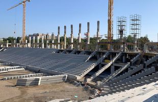 VIDEO Lucrările la stadionul Steaua sunt tot mai avansate! A început montarea acoperișului