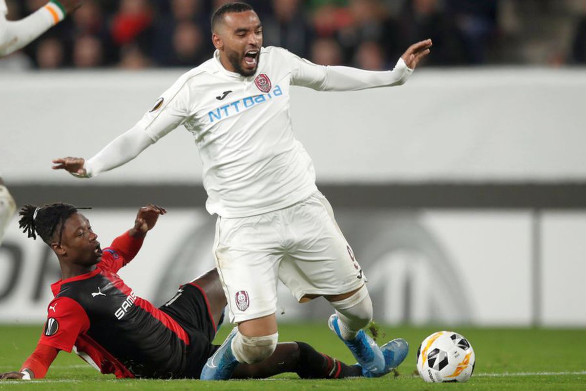 RENNES - CFR CLUJ 0-1// VIDEO + FOTO  CFR, victorie cu ochii vineți! Repriză secundă PENIBILĂ: echipa lui Dan Petrescu, incapabilă să domine o adversară rămasă în 8 oameni de câmp
