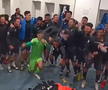 CS Universitatea Craiova - Academica Clinceni 0-1. La finalul partidei de pe „Ion Oblemenco”, ilfovenii au pornit fiesta în vestiar.