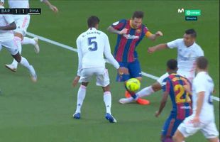 Controversă în El Clasico! Barcelona a cerut penalty după intervenția imprudentă a lui Casemiro