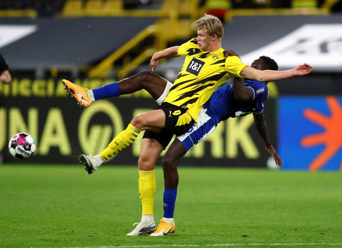 Borussia Dortmund - Schalke 3-0. Haaland &co. și-au executat rivala în „Revierderby” » Supergol al norvegianului