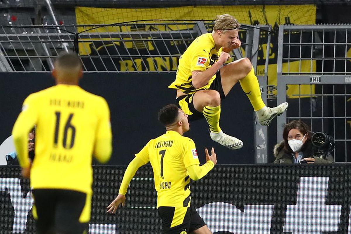 Borussia Dortmund - Schalke 3-0. Haaland &co. și-au executat rivala în „Revierderby” » Supergol al norvegianului