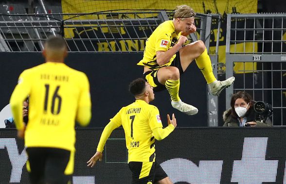 Borussia Dortmund - Schalke 3-0. Haaland &co. și-au executat rivala în „Revierderby” » Supergol al norvegianului