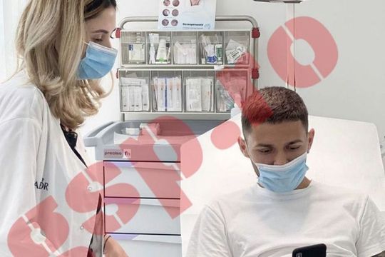 Alexandru Ioniță, la clinica unde a făcut tratamentul intravenos