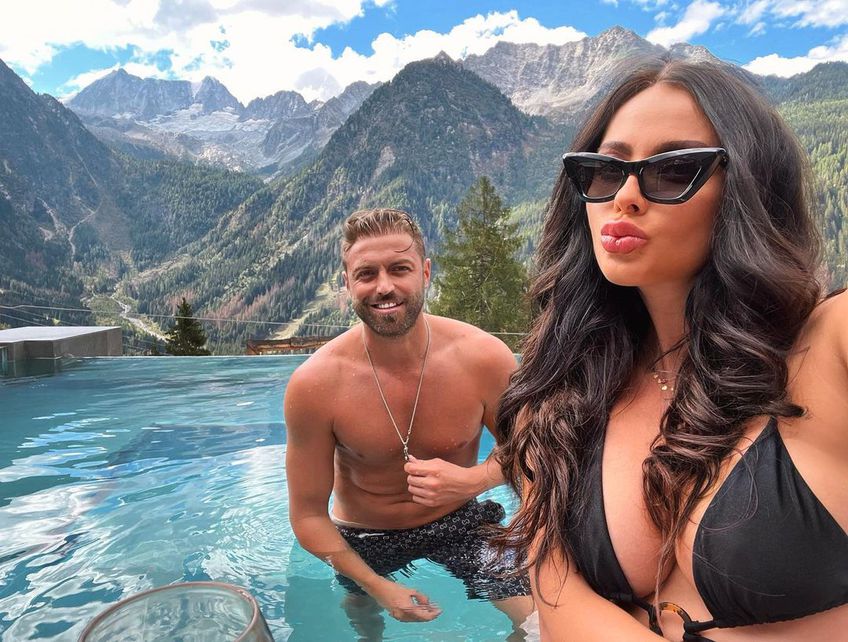 Cristi Pulhac, fostul fundaș al lui Dinamo, și Raluca, soția lui, au petrecut o vacanță de vis în Alpii italieni.