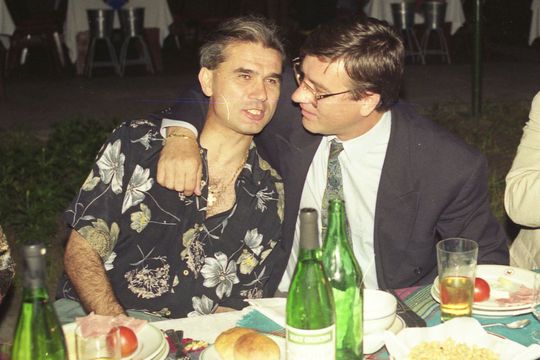 Mircea Sandu, la un șpriț cu Puiu Iordănescu / foto: Arhivă GSP