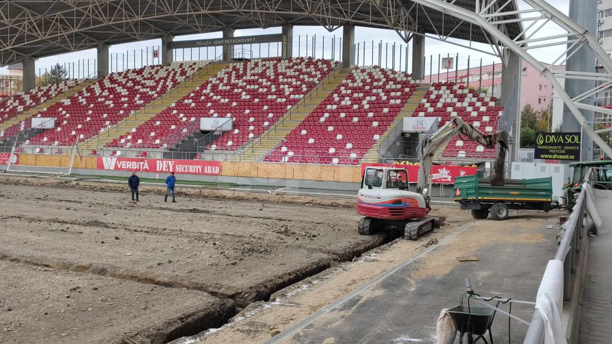 Imagini spectaculoase: stadionul de 14 milioane din SuperLigă aduce a câmp de luptă!