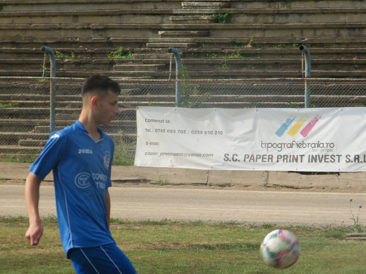 Stadion din Brăila, inundat la meciul cu Râmnicu Sărat