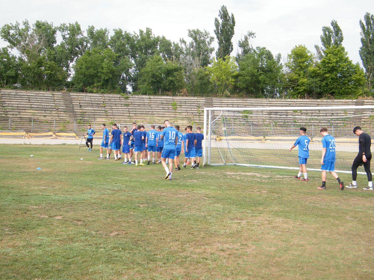 Stadion din Brăila, inundat la meciul cu Râmnicu Sărat