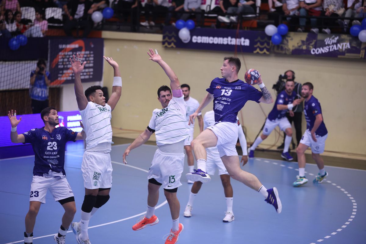 CSM Constanța, victorie mare cu Sporting în EHF European League
