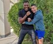 Francis Ngannou și Cristiano Ronaldo, la Riad. 
Foto: Instagram @francisngannou