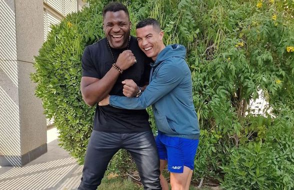 Francis Ngannou, cadou de peste 100.000 de euro din partea lui Cristiano Ronaldo înainte de lupta cu Tyson Fury: „Am mers să-l ridic la Riad”
