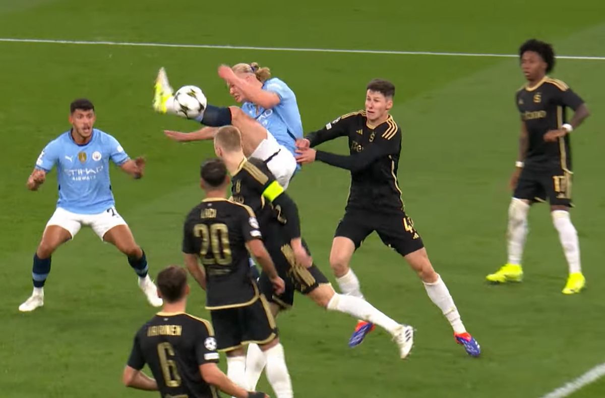 Golul nepământean al lui Erling Haaland în Manchester City - Sparta Praga