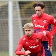 Antrenament lui Rangers înaintea partidei cu FCSB din Europa League. Foto: Rangers FC