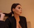 Sosia lui Kim Kardashian e jurnalistă și a uimit cu apariția la meciul de UCL