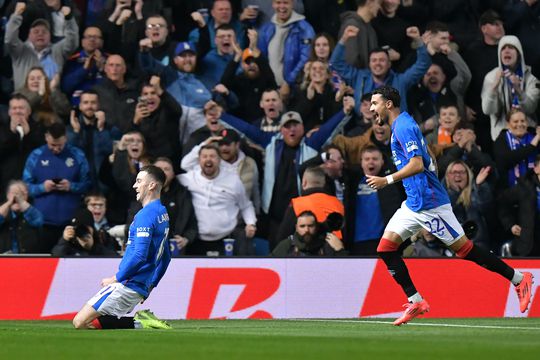 Rangers a deschis scorul cu FCSB, în minutul 10 prin Lawrence. Foto: Cristi Preda (GSP)