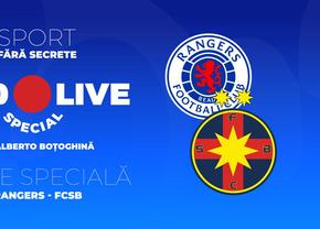 Rangers - FCSB » Roș-albaștrii caută a treia victorie în Europa League! Comentăm împreună cu Raul Rusescu la GSP Live Special