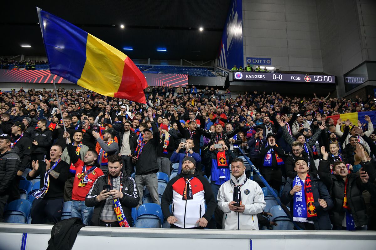 Rangers - FCSB, imagini dinainte de meci