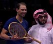 Înainte să se retragă oficial din tenis în luna noiembrie, Rafael Nadal (38 de ani) a jucat două meciuri la competiția demonstrativă „Six Kings Slam”, la finalul căreia saudiții l-au premiat cu o rachetă de aur care costă o adevărată avere.