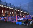 Rangers - FCSB » Imagini de la sosirea la stadion a roș-albaștrilor