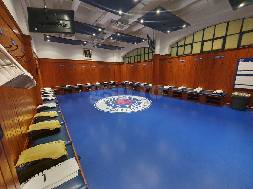 Vestiarul lui Rangers de pe ”Ibrox Park”