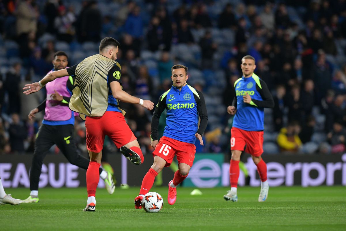 Rangers - FCSB, imagini dinainte de meci