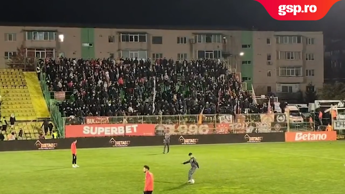 Conflict în galeria lui Dinamo la meciul cu FC Argeș