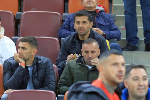 Nicolae Dică, în tribunele Arenei Naționale la amicalul României cu Moldova/ foto: Ionuț Iordache (GSP)