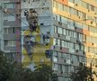 Eroii sportului românesc prind viață pe ziduri: Nicolae Stanciu, Radu Drăgușin și Nadia Comăneci, în picturi murale spectaculoase