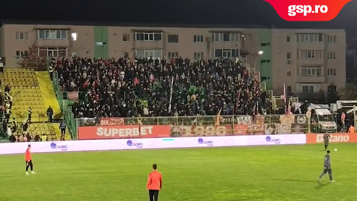 Bătaie între dinamoviști la Mioveni » De ce au intrat jandarmii în sectorul oaspeților