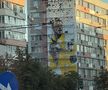 Eroii sportului românesc prind viață pe ziduri: Nicolae Stanciu, Radu Drăgușin și Nadia Comăneci, în picturi murale spectaculoase