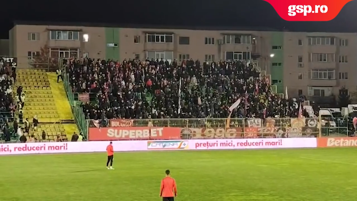 Bătaie între dinamoviști la Mioveni » De ce au intrat jandarmii în sectorul oaspeților