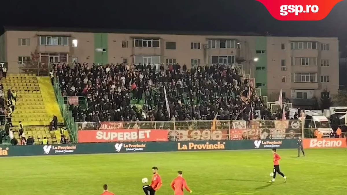 Bătaie între dinamoviști la Mioveni » De ce au intrat jandarmii în sectorul oaspeților