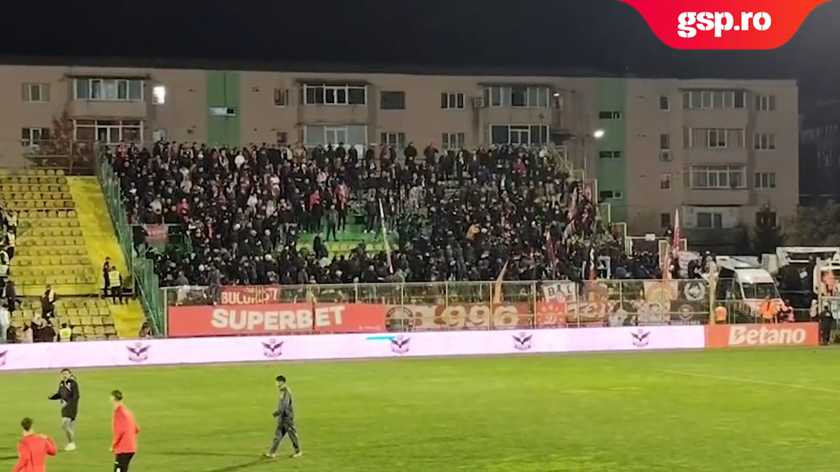 Conflict în galeria lui Dinamo la meciul cu FC Argeș