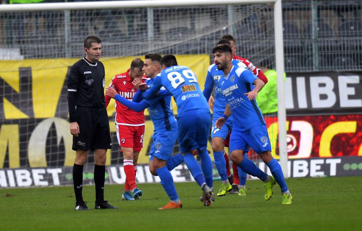 CLINCENI - DINAMO 2-2 // FOTO Florin Prunea, noi motive de nemulțumire: „N-am jucat în condiții de primă divizie”