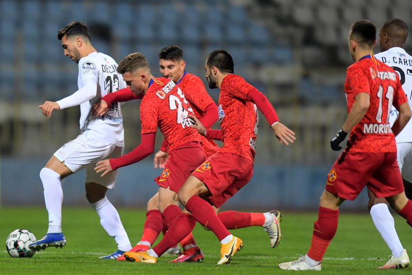 FCSB a învins-o pe Gaz Metan, scor 3-2, în ultimul meci al rundei cu numărul 11 din Liga 1