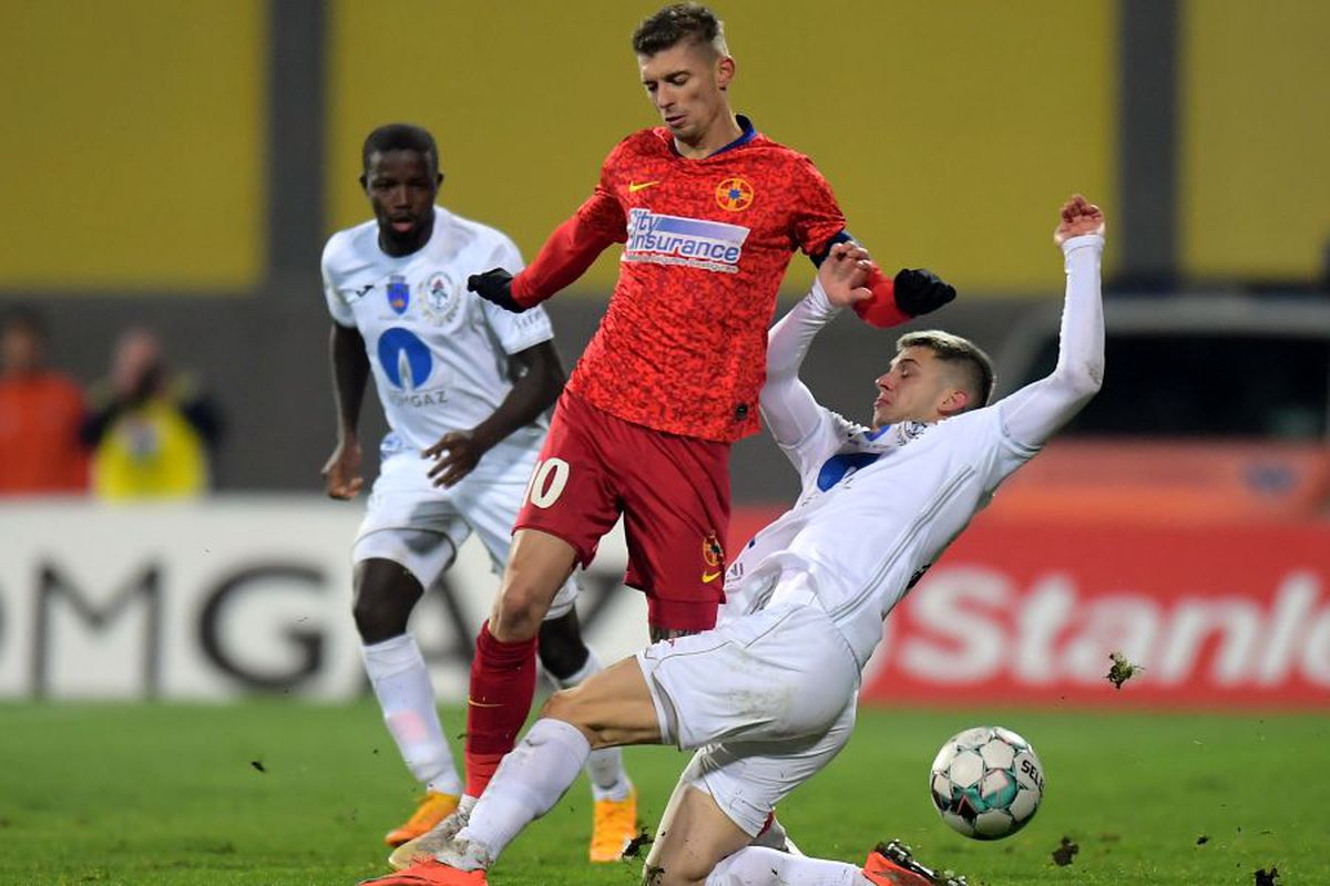 FCSB. Primele estimări după accidentări: cât vor lipsi Dennis Man și Florin Tănase
