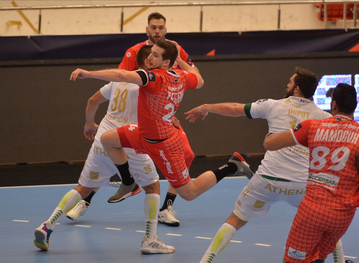 FOTO. S-au întors „dulăii” adevărați! Dinamo a obținut prima victorie în grupa B a EHF European League, 29-27 cu Nîmes!