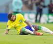Neymar, accidentat la Brazilia - Serbia. Foto: Imago